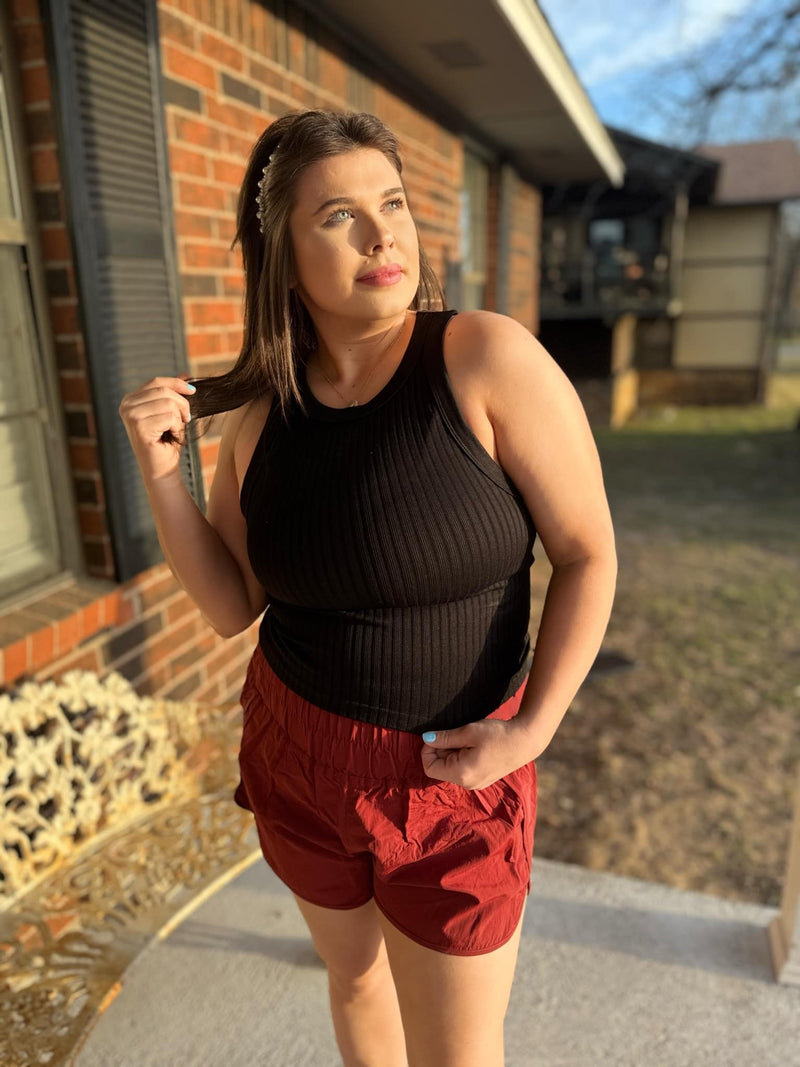 Seamless Ribbed Crop Top