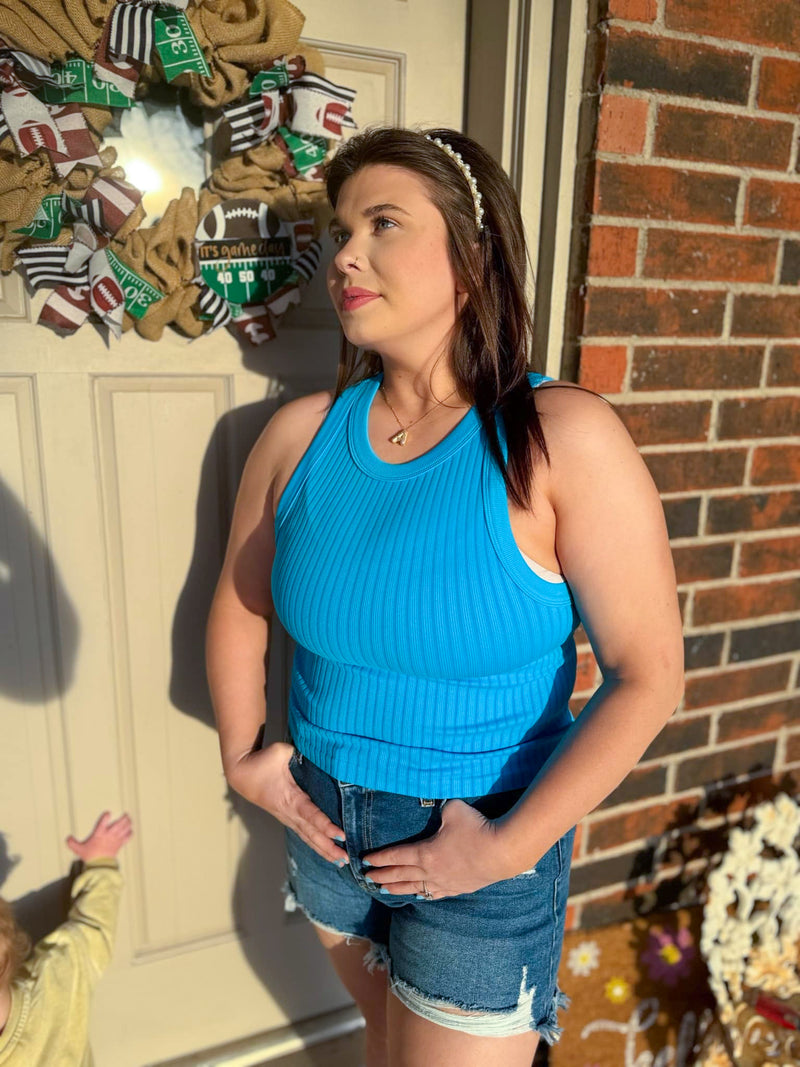 Seamless Ribbed Crop Top