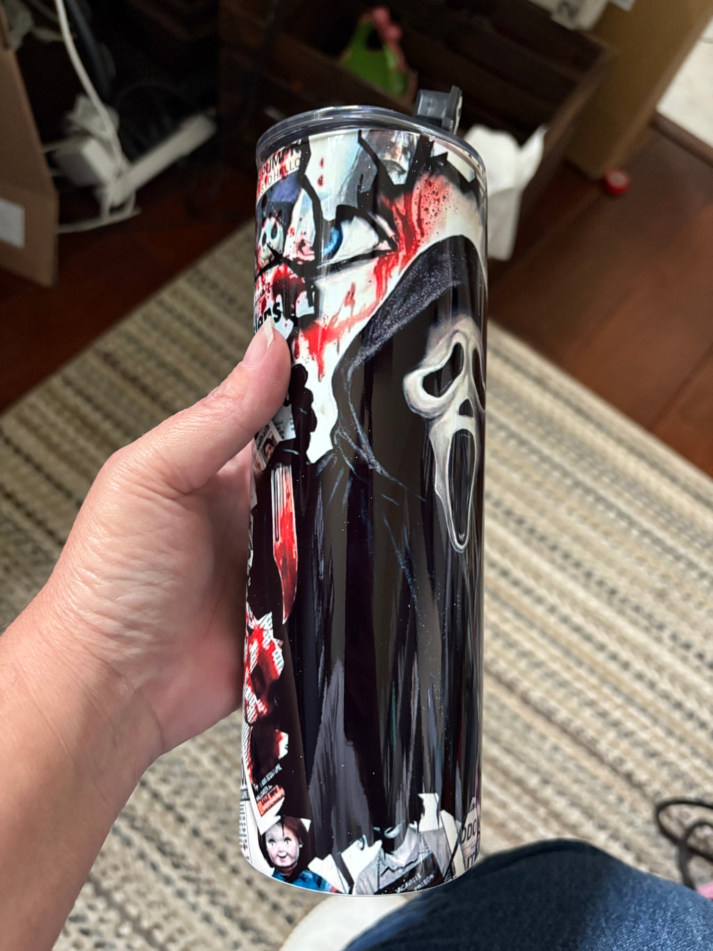 20 oz Ghost face