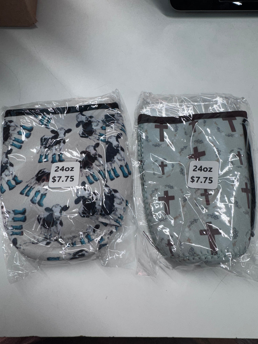 24oz coffee Koozie with handle