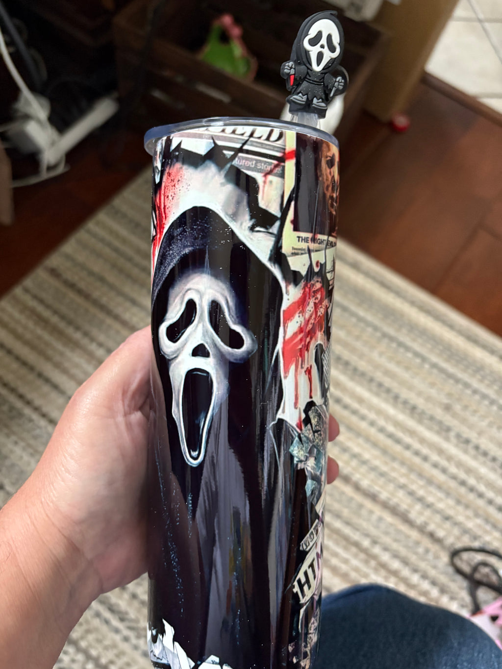 20 oz Ghost face