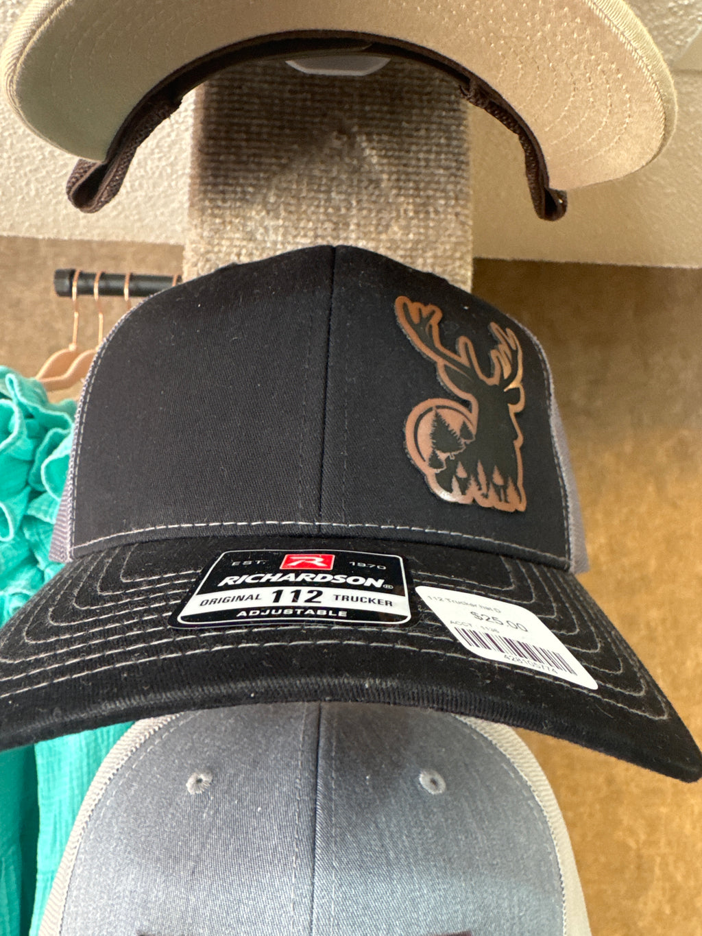 Deer Hat Leather Patch