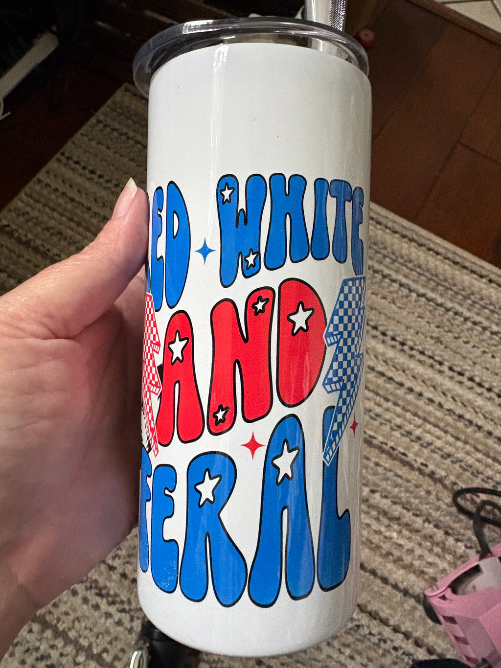 15oz red white and feral